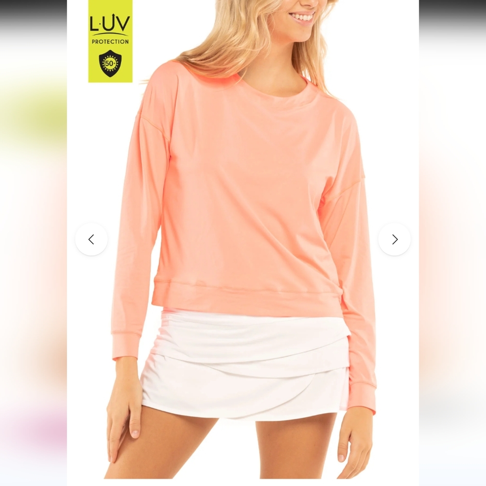 Lucky in Love Peach Hype Long Sleeve